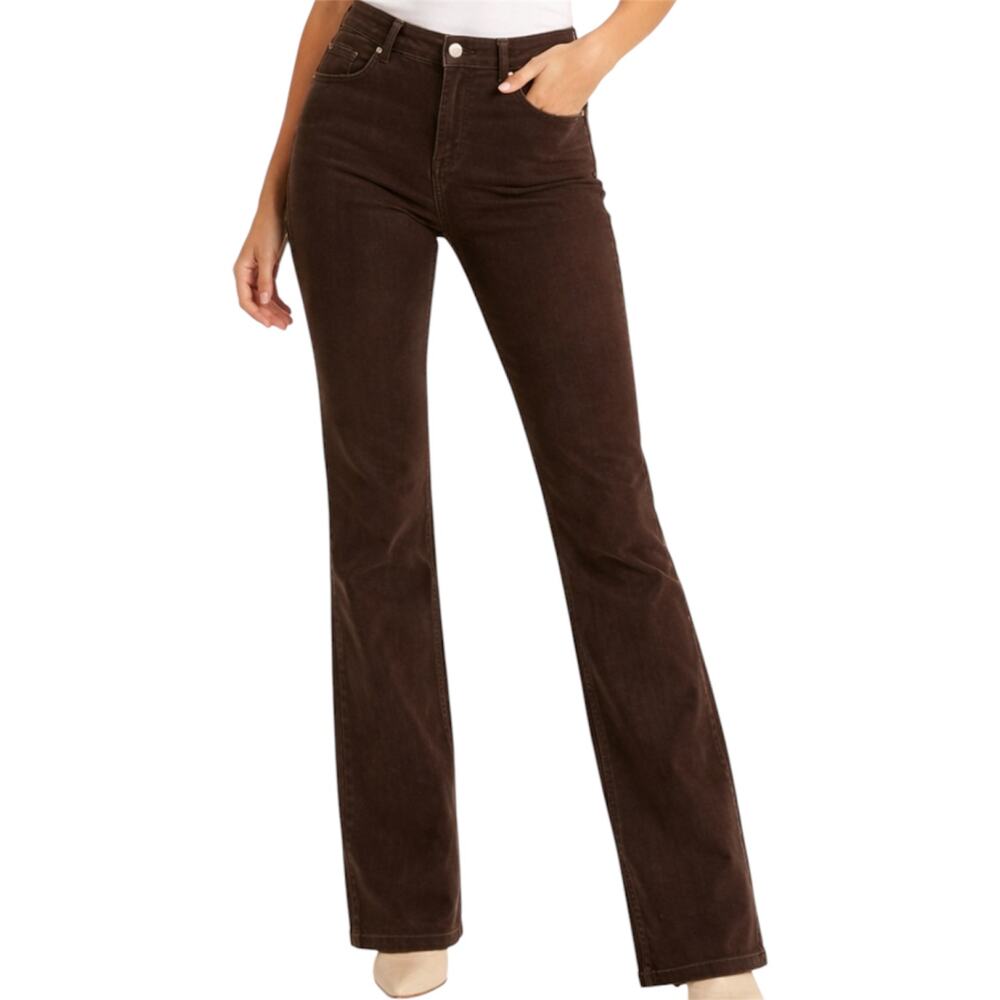 Bogner Jeans Bootcut 5-Pocket High Rise Flared Leg Brown 31"